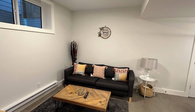 A cozy, Safe, Private Basement Suit for You Peace of Mind.