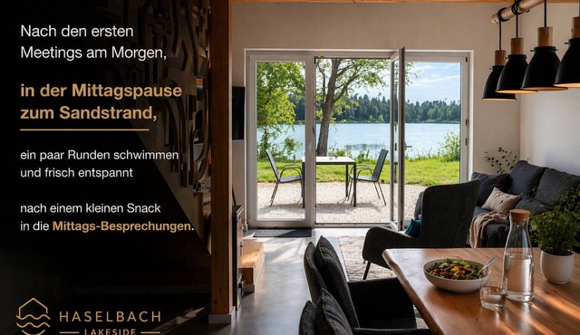 A dream vacation rental right on the lake – peace and quiet, the beach, and nature