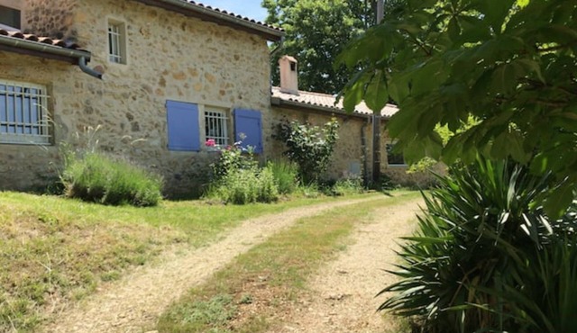 A paradise with view of the cote du Rhone valley