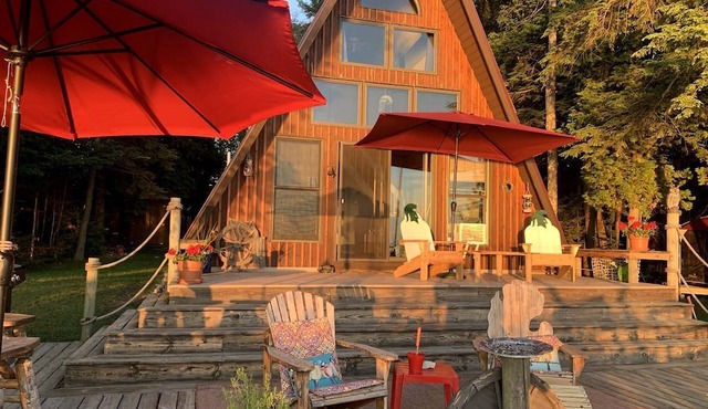 A-Frame Cabin on Lake Michigan