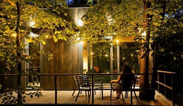 A holiday home in the woods for 4 people.