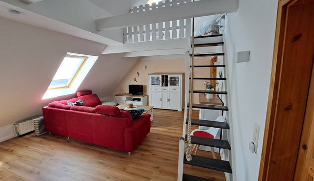 A millside dream, stylish, right next to the historic mill, not far from the harbor.
