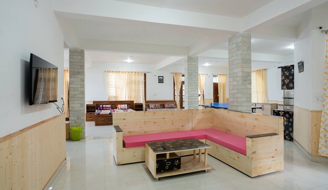 A modern and independent house Near Shimla. Sunset view