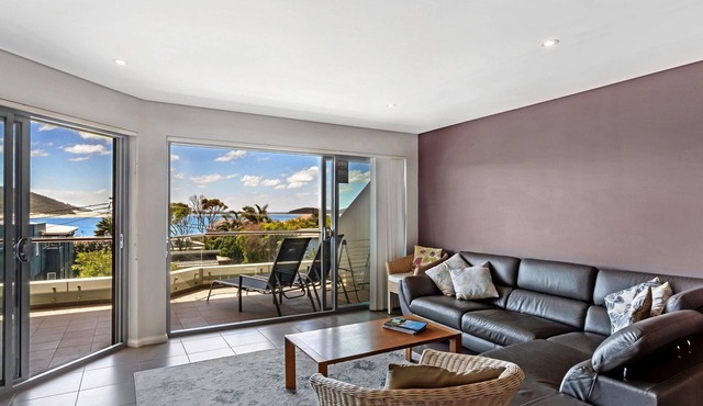 A modern, spacious penthouse with waterviews