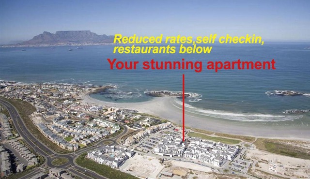 A Modern unit, self checkin, restaurants and shops below