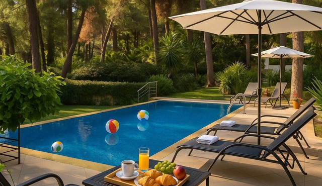 A Private Haven: Hera with Secluded Pool & Garden