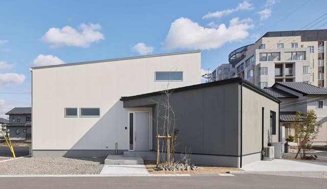 A private villa designed and built by a construction company, offering a stay.