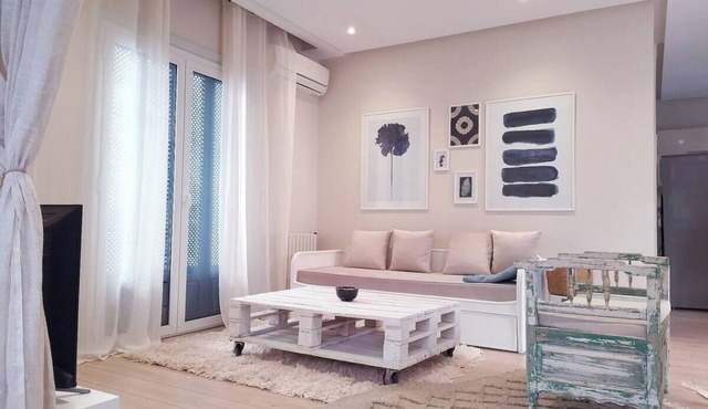 A quiet little cocoon with a fireplace