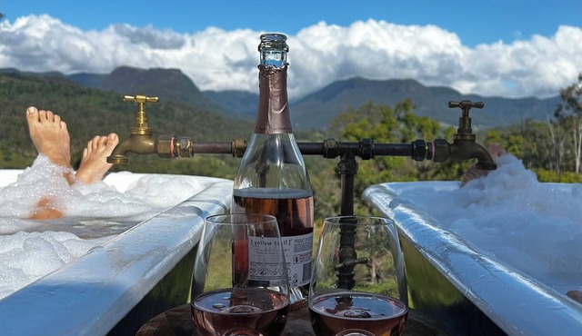 A tranquil getaway awaits. Luxurious cabin with breath-taking mountain views.
