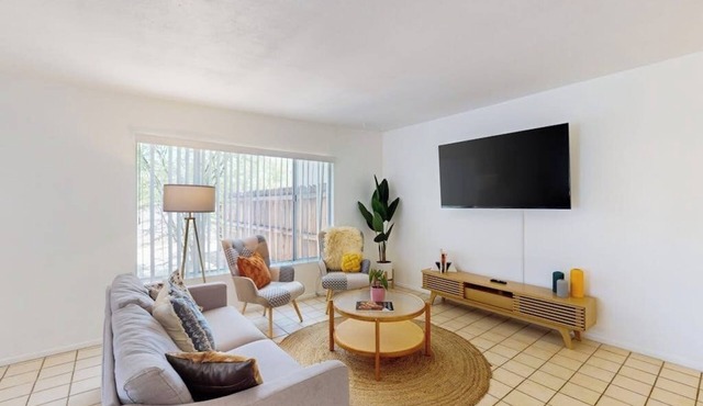 A Unique Townhome embracing the Mid Century Modern Lifestyle