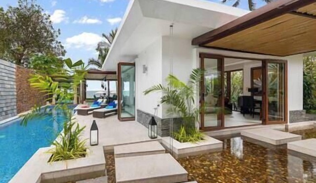 Absolute Beach Front Villa, Mae Nam, 5BR - Chef included