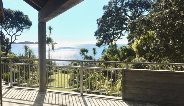 Absolute waterfront, private paradise. Native gardens, abundant bird life.