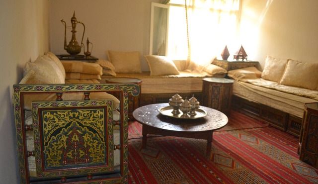Accommodation decorated with Moroccan craftsmanship