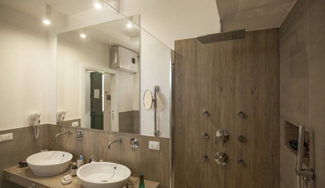 Accommodation with kitchen and 2 bedrooms + bathroom in a farmhouse near the sea
