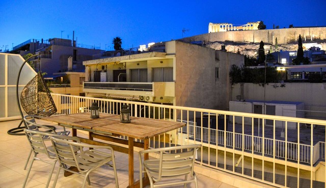 Acropolis balcony view 3 min walking to the Acropolis hill