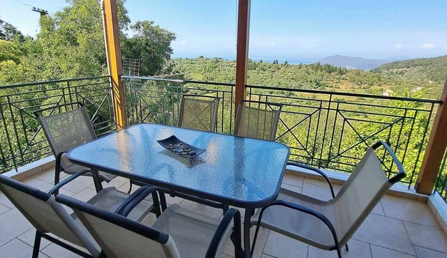 Agnandio maisonette is suitable for families or groups, it hosts up to 7 people
