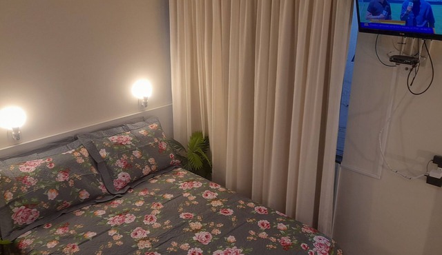 Air-conditioned studio, wifi in the center of Piratuba SC