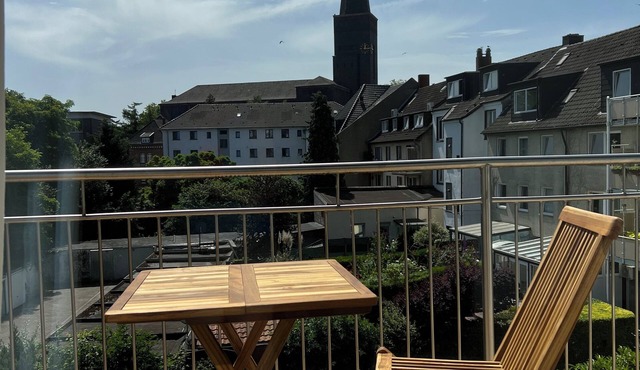 Airconditioned apartment in central Ruhrarea location with free parking