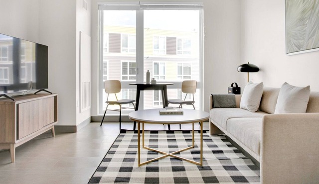Airy Jamaica Plain Studio w/ Gym & W/D, near Orange Line, by Blueground
