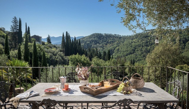 Al Bastini - villa with glorious views & pool, 15 mins from Lucca