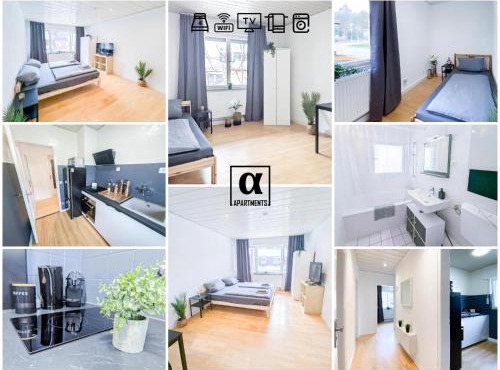ALFA Apartment Esslingen City Altstadt nahe Stuttgart Messe I 3 Zimmer 5 Betten I Bad I Küche l WIFI & SmartTV I 3BR 5 Beds I Bathroom I Kitchen