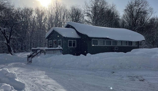 All seasons sportsman’s house, ATV and snowmobile from our driveway.