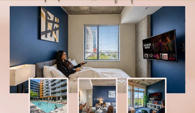 Alluring 2BD - DT - Gym, Pool, Parking - Sleeps 8