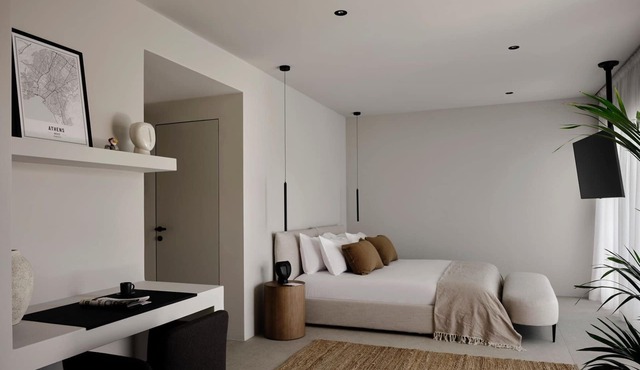 Alluring Athens Suite | Artemis Suite | 1 Bedroom | Private Furnished Balcony.