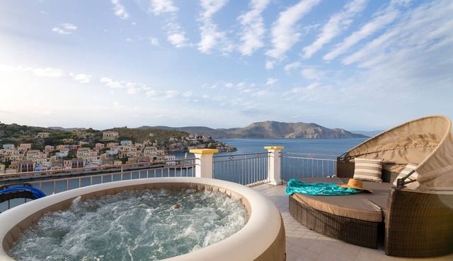 Alluring Symi Villa | Casa Aegean Breeze | 2 Bedrooms | Breathtaking Sea Views.