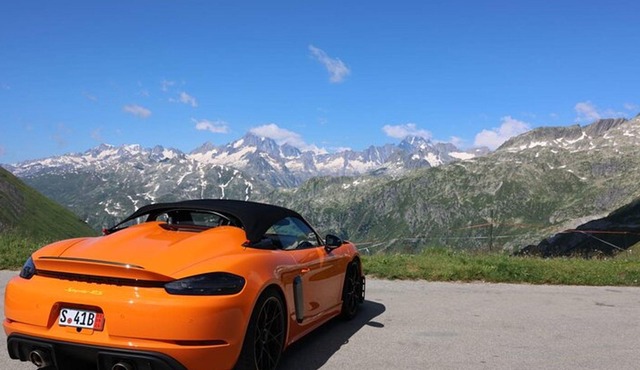 Alpine Adventure Supercars through Majestic Swiss Alps