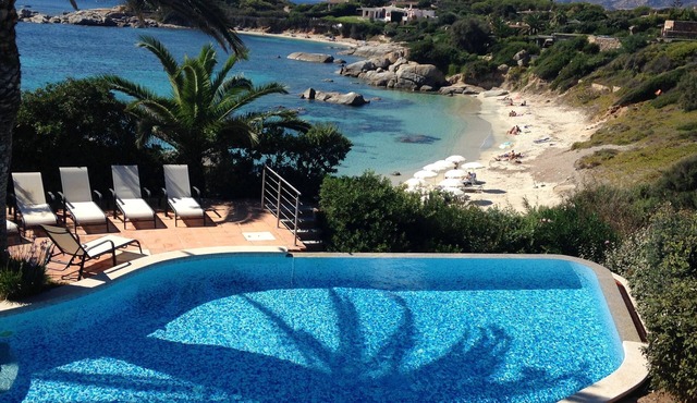 Amazing Beachfront Villa Directly Above Fine Sandy Beach And Crystal Clear Sea
