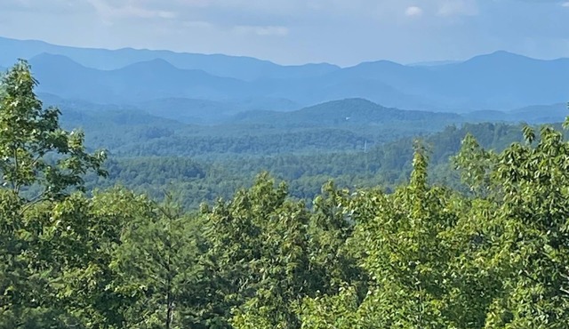 Amazing view,sleeps 7 hot tub,Wi-Fi, game room,fire pit total privacy on 4 acres