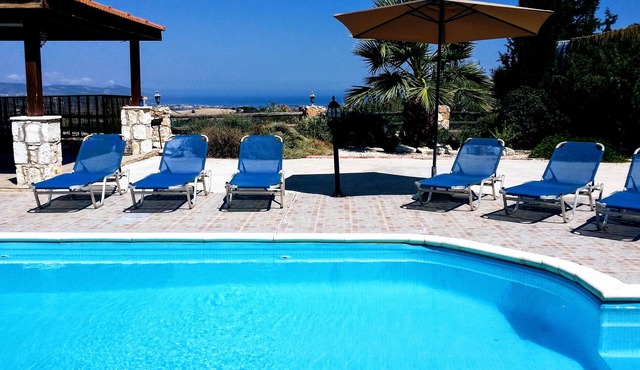 Amazing views of Ocean, Akamas Peninsular, Evretou Damn from this private villa