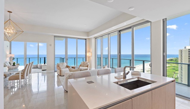 Amrit Singer Island Oceanfront 2BR 2.5BA Condo with a Den