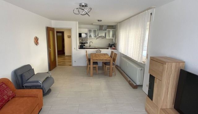 An approximately 80m² apartment with a 40m² terrace and a great view