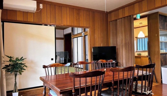 An openair bath Karaoke Enjoy BBQ at this villa/Komoro Nagano