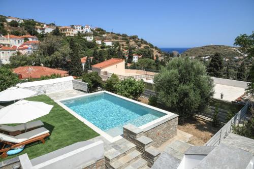 Andros Neoclassical Villa NP1926 with Private Pool