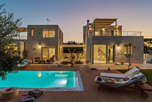 Annassa Experience Villa 2' walk from Almyrida beach