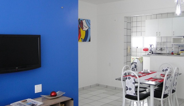 AP. Praia do Futuro Ocean View with 3 Split Air Conditioners for up to 10 people