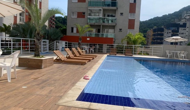 Apartamento Guarujá Lazer completo Villa Di Fiori 600mts da praia