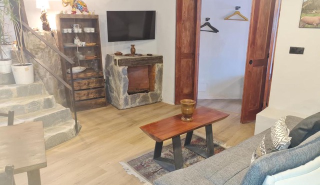 Apartamento rústico-moderno con zona chill out - Borredà