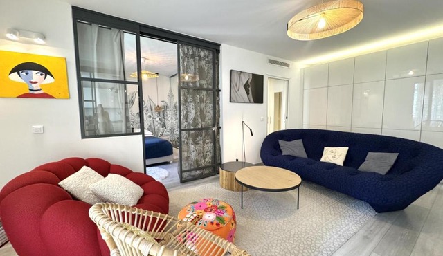 ApartHotel Riviera - Terrasse Loft de la Providence - Vieille Ville - Esprit Loft en 2 pices AC