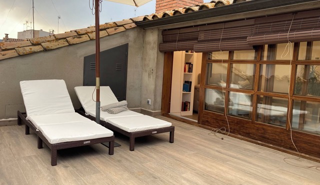 Apartment with two magnificent terraces for 2-3 people