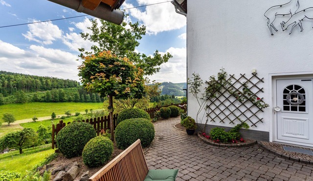 Apartment 'Sauerlandblick' with Mountain View, Private Terrace and Wi-Fi