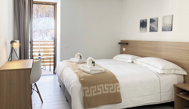 Apartment 2+2 with terrace overlooking the village (203)