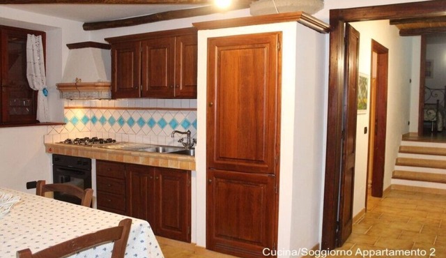 Apartment 2 in villa in the pine forest of Is Arenas (Narbolia)