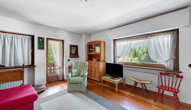 Apartment 'Appartamento Serdes Big C2' with Mountain View and Balcony