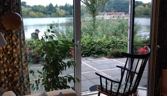 Apartment between Hamburg and Lübeck, directly on the lake, barrier-free & terrace