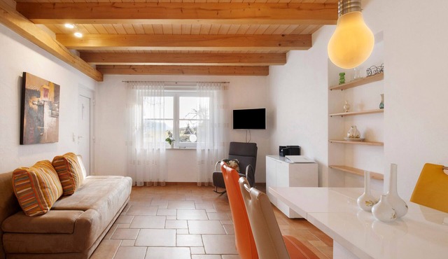 Apartment 'Birkethof - Fernblick' with Mountain View, Private Terrace and Wi-Fi