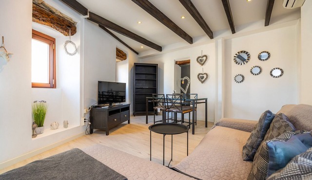 Apartment 'Can Roses' with Private Terrace, Wi-Fi and Air Conditioning